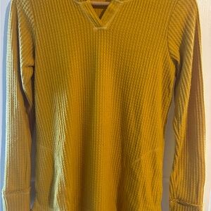 Stylish Mustard Long Sleeve Women's Top
